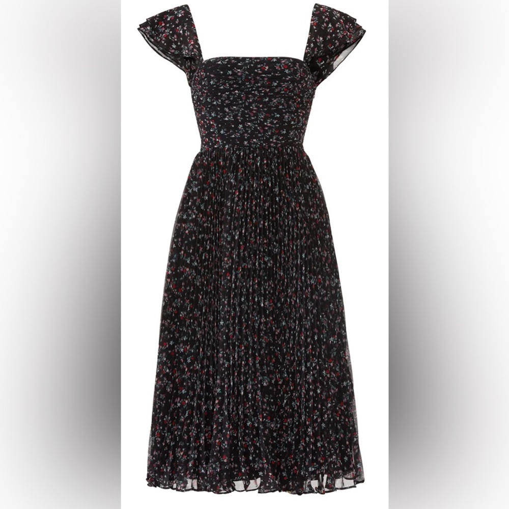 Fame & Partners Willa Floral Midi Dress - Size 14